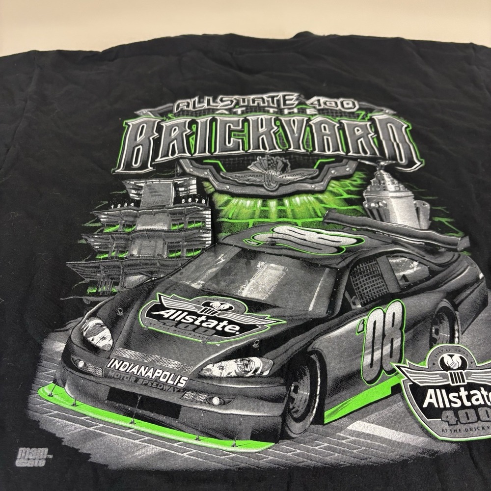 Allstate 400‎ At the Brickyard Graphic Print T-Shirt Adult Large NASCAR